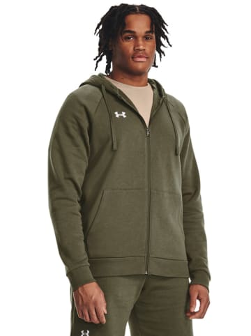 Under Armour Sweatjacke "Rival" in Khaki