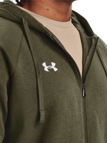 Under Armour Sweatjacke "Rival" in Khaki
