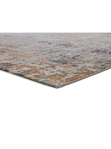 Atticgo Kurzflor-Teppich "Kilis" in Creme/ Orange/ Blau
