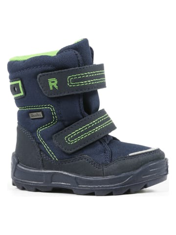 Richter Shoes Kozaki zimowe w kolorze granatowym