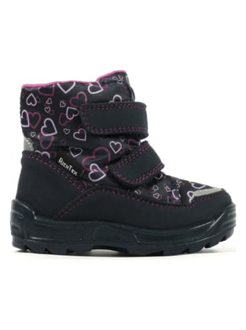 Richter Shoes Kozaki zimowe w kolorze granatowym