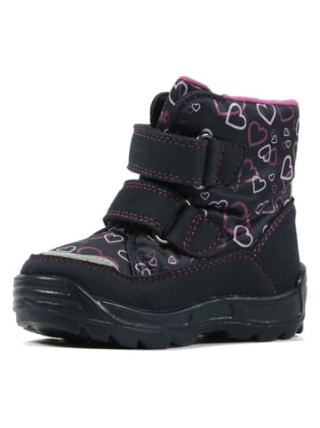 Richter Shoes Kozaki zimowe w kolorze granatowym