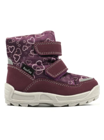 Richter Shoes Botki zimowe w kolorze fioletowym
