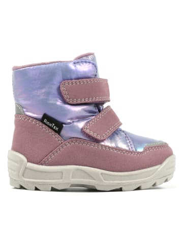 Richter Shoes Kozaki zimowe w kolorze jasnoróżowym