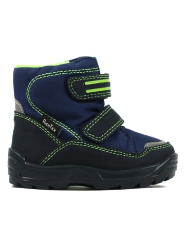 Richter Shoes Kozaki zimowe w kolorze granatowym