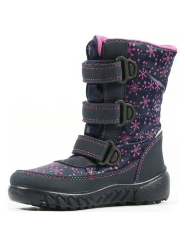 Richter Shoes Kozaki zimowe w kolorze granatowym