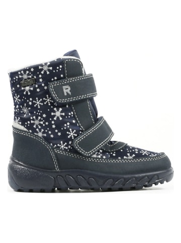 Richter Shoes Kozaki zimowe w kolorze granatowym