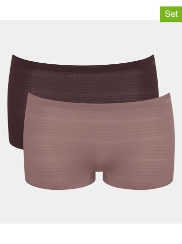 Sloggi Figi pełne (2 pary) w kolorze brązowym