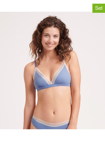 Sloggi Bustier in Hellblau