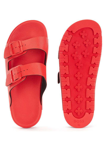 Hugo Boss Pantoletten in Rot