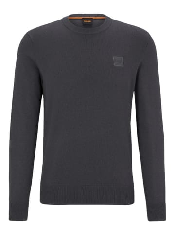 Hugo Boss Sweter w kolorze antracytowym