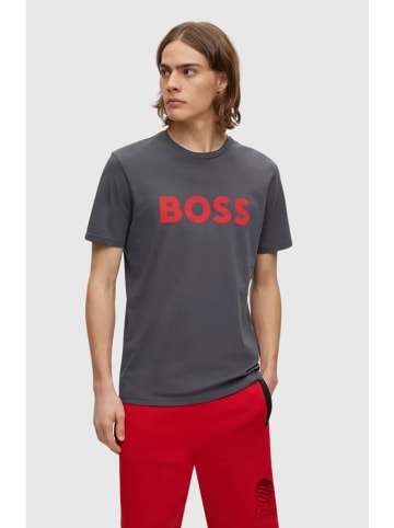 Hugo Boss Koszulka w kolorze antracytowym