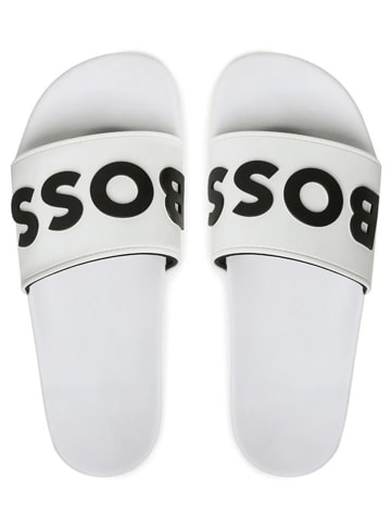 Hugo Boss Underwear Slippers wit
