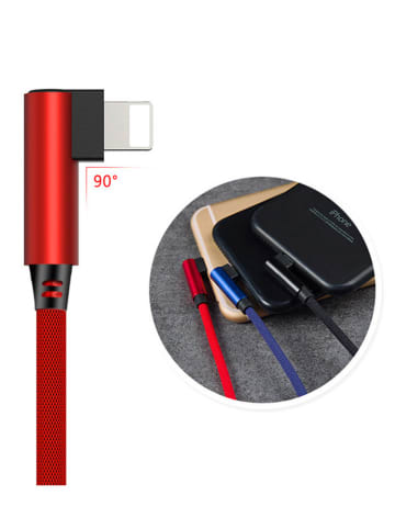 SmartCase Kable lightning (3 szt.) w kolorze czerwonym, niebieskim i czarnym - dł. 1 m