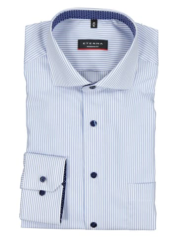 Eterna Blouse - modern fit - lichtblauw