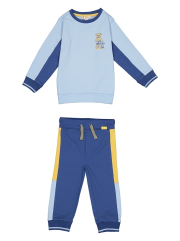 Steiff 2tlg. Outfit in Blau/ Hellblau