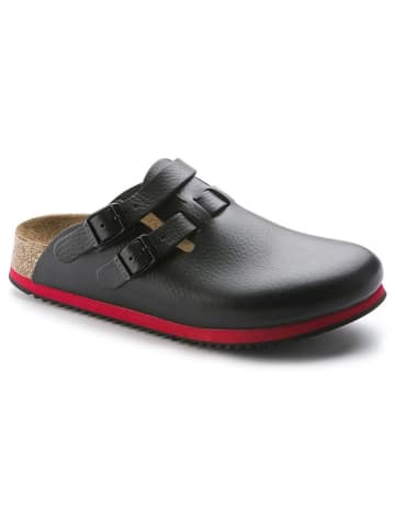 Birkenstock Leder-Clogs "Kay" in Schwarz