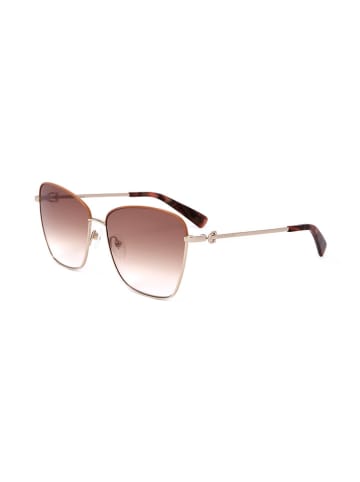 Longchamp Dameszonnebril goudkleurig
