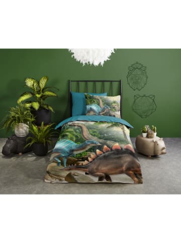 Pure Microvezel beddengoedset "Neneh" groen/meerkleurig