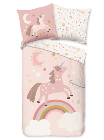 Pure Microvezel beddengoedset "Deina" lichtroze