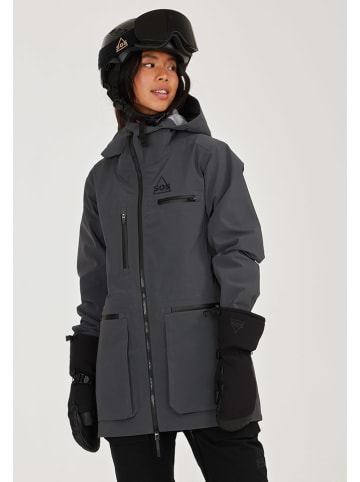 SOS Ski-/ Snowboardjacke "Silverton" in Grau