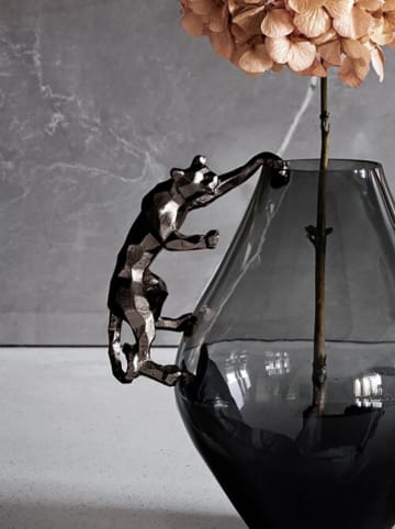 Zelected by Houze Figurka dekoracyjna "Jaguar" w kolorze czarnym - 7 x 18 cm