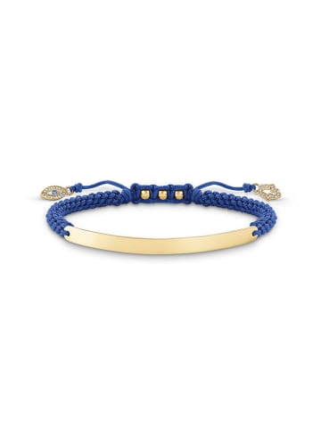 Thomas Sabo Armband blauw - (L)21 cm