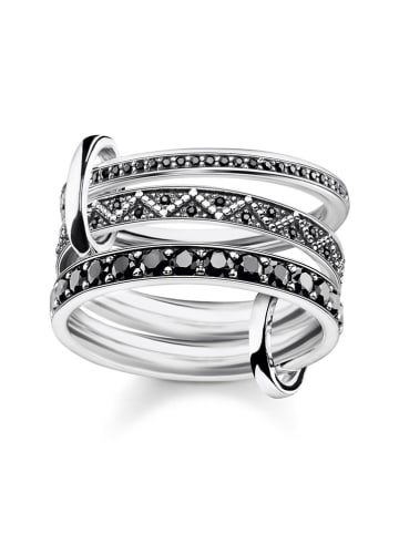Thomas Sabo Zilveren ring met edelstenen
