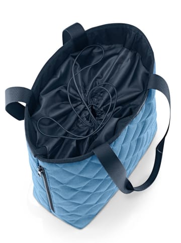 Reisenthel Shopper bag "Classic M" w kolorze niebieskim - 35 x 40 x 13 cm