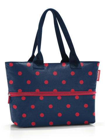 Reisenthel Shopper "E1" donkerblauw/rood - (B)50 x (H)26,5 x (D)16,5 cm