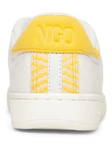 N'GO Sneakersy "Saigon Vegan" w kolorze biało-żółtym