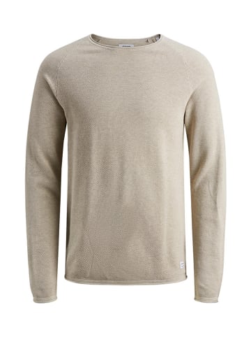 Jack & Jones Sweter "Hill" w kolorze beÅ¼owym