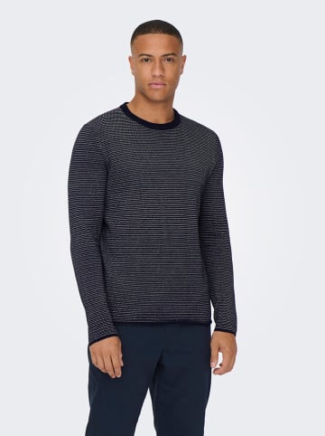 ONLY & SONS Pullover "Niguel" in Dunkelblau