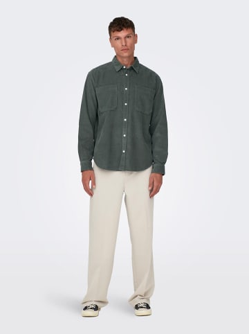 ONLY & SONS Hemd "Salp" - Relaxed fit - in Grün