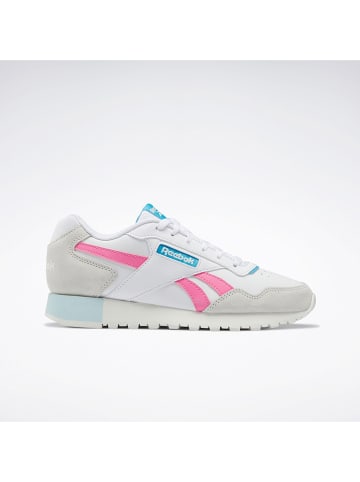 Reebok Leder-Sneakers "Classic" in Weiß/ Bunt