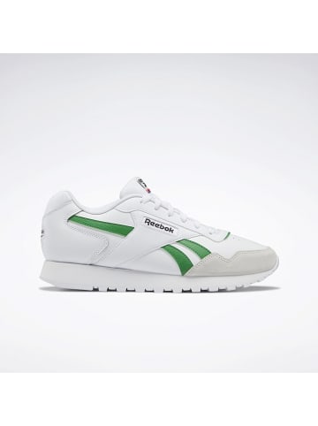 Reebok Skórzane sneakersy "Classic" w kolorze biało-zielonym