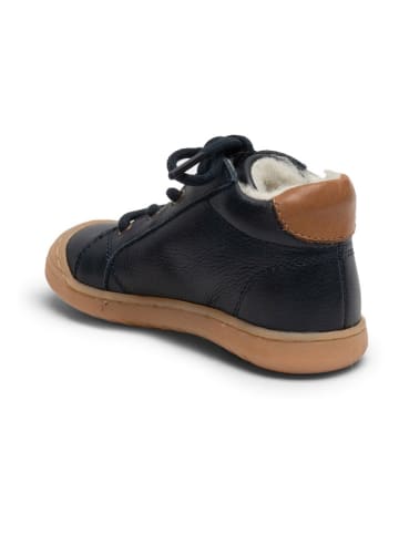 bisgaard Leren loopleerschoenen donkerblauw