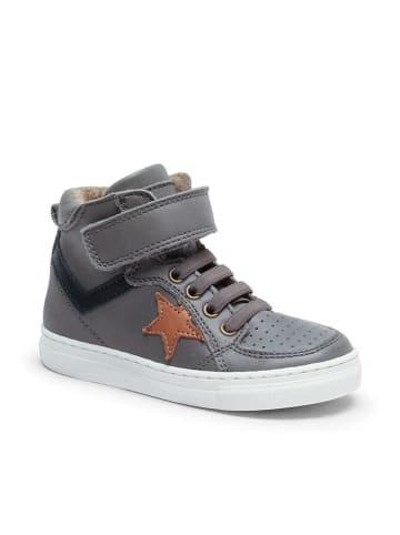 bisgaard Leder-Sneakers in Grau