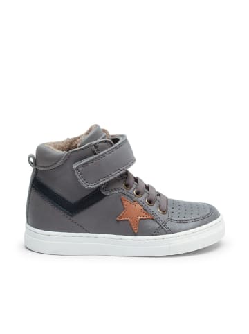 bisgaard Leren sneakers grijs
