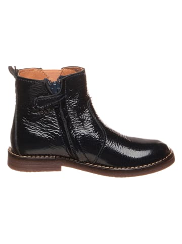 bisgaard Leder-Boots "Nathalie" in Dunkelblau