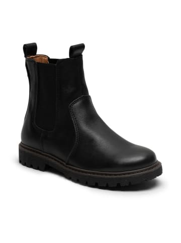 bisgaard Leren chelseaboots zwart
