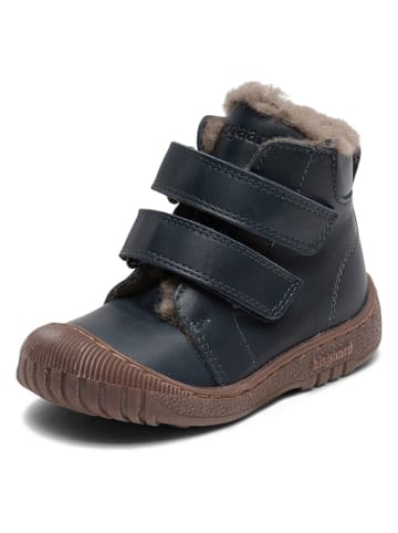 bisgaard Leren boots donkerblauw
