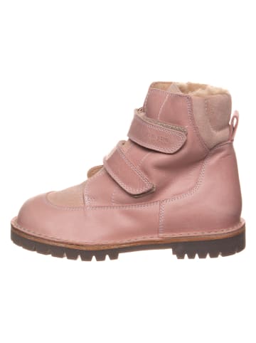 POM POM Leren boots lichtroze