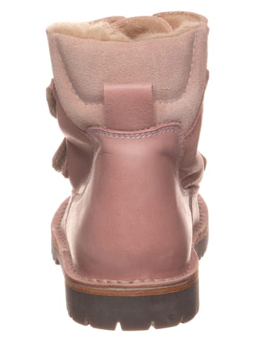 POM POM Leren boots lichtroze