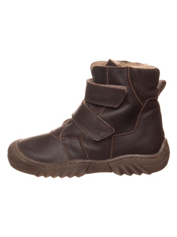 POM POM Leren winterboots bruin