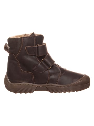 POM POM Leren winterboots bruin