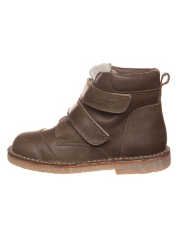 POM POM Leren boots bruin