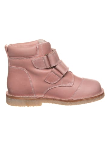 POM POM Leder-Boots in Rosa