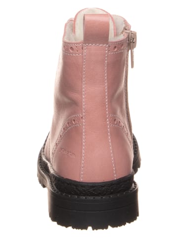 POM POM Leder-Boots in Rosa