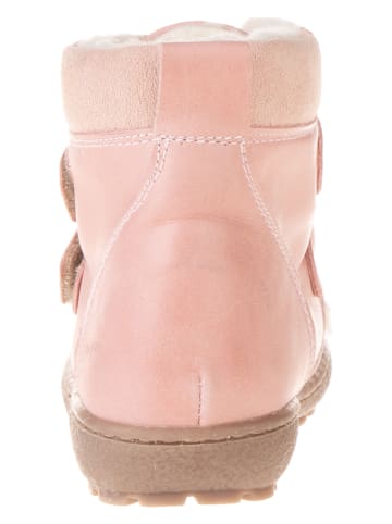 POM POM Leder-Boots in Rosa